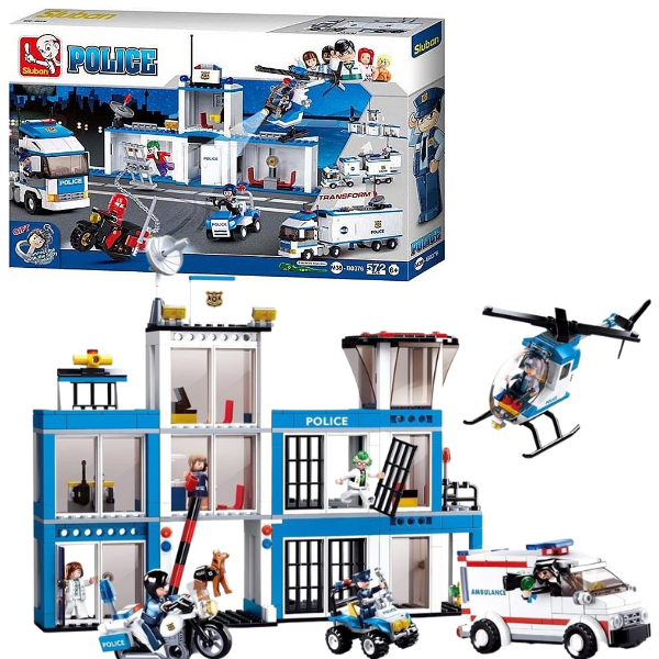 Set de construcție ”Sediul Poliției”, 606 elem. [1]