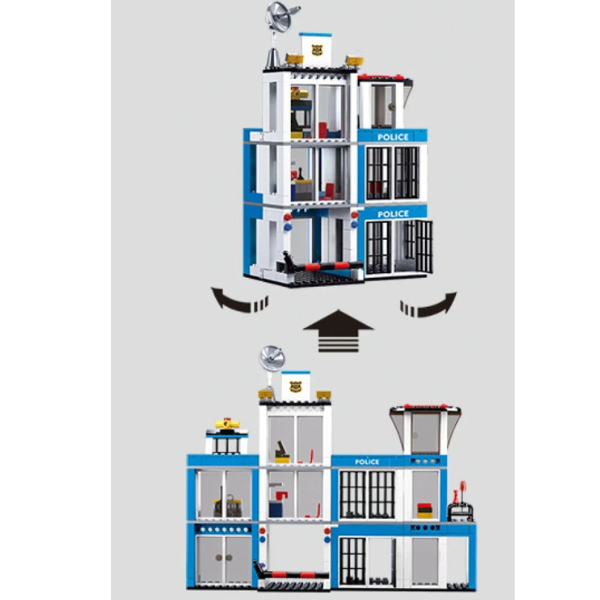 Set de construcție ”Sediul Poliției”, 606 elem. [8]