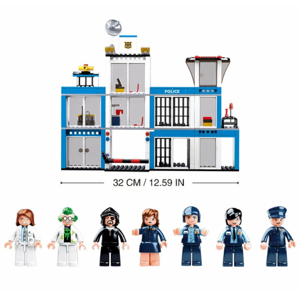 Set de construcție ”Sediul Poliției”, 606 elem. [9]