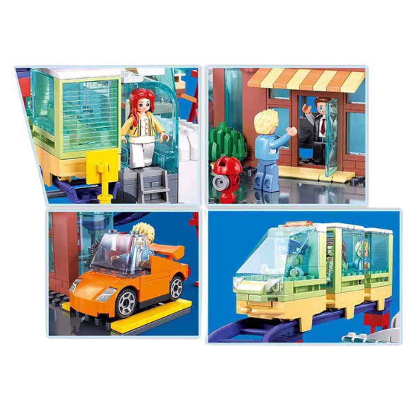 Set de construcție "Vehicul nou cu energie", 379 de elem. [6]