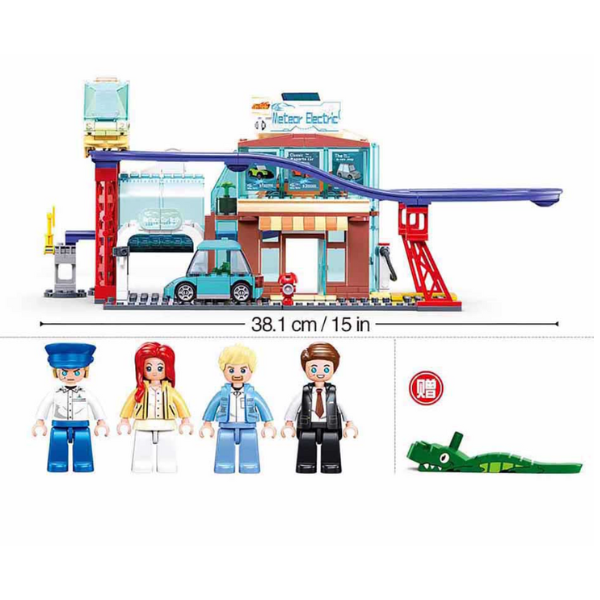 Set de construcție "Vehicul nou cu energie", 379 de elem. [5]