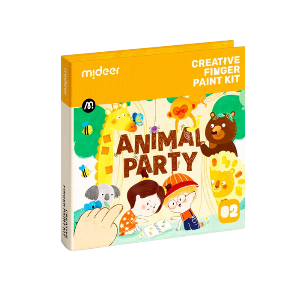 Set de Creație și Pictură cu Degetele "Petrecerea animalelor" [3]
