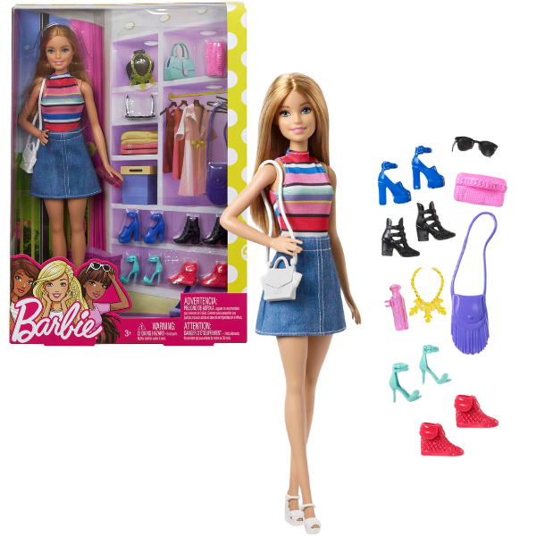 Set de joacă Barbie „Colecție la modă de pantofi” [1]