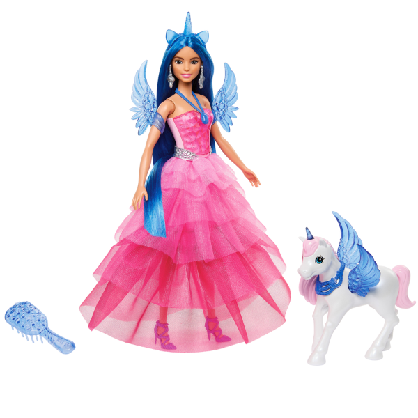 Set de joacă de colecție "Barbie cu Unicorn", cu accesorii [2]