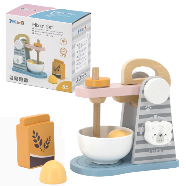 Set de joaca din lemn "Mixer", 4 piese [1]