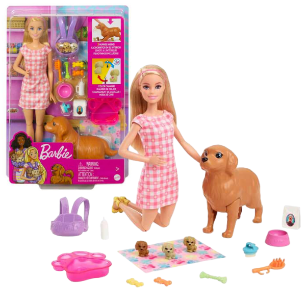Set de joc Barbie „Cățeluși nou-născuți” [1]