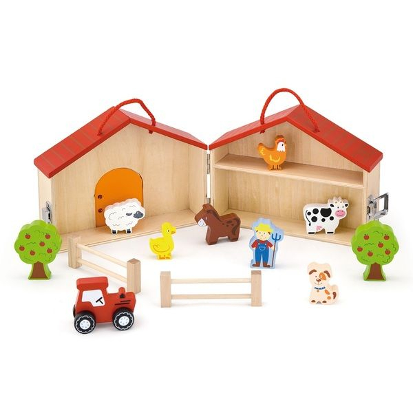 Set de joc din lemn "Ferma cu animale" [2]