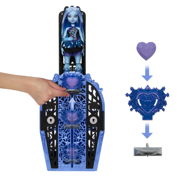 Set de joc Monster High "Abbey Bominable cu șifonier", cu accesorii [6]