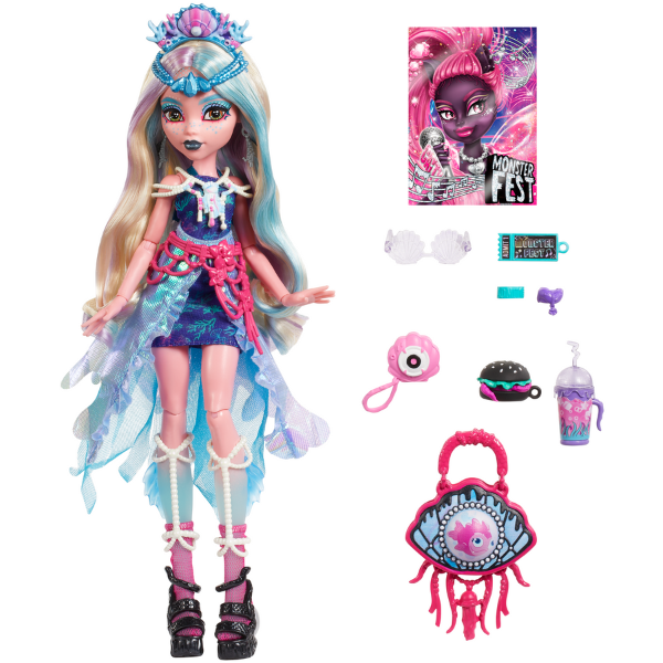 Set de joc Monster High "Lagoona Blue și Monster Fest", cu accesorii [4]