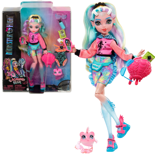 Set de joc Monster High " Lagoona Blue și Neptuna", cu accesorii [8]