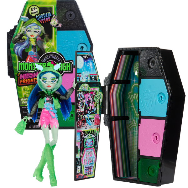 Set de joc Monster High Neon Frigh "Ghoulia Yelps și Secrete din șifonier" [14]