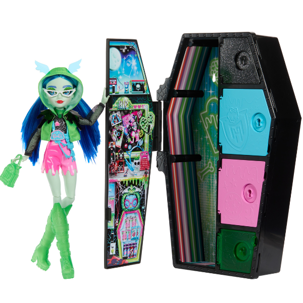 Set de joc Monster High Neon Frigh "Ghoulia Yelps și Secrete din șifonier" [11]
