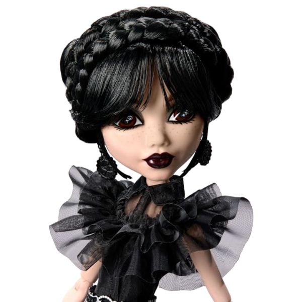 Set de joc Monster High "Păpușa Wednesday în Rochie", cu accesorii [7]