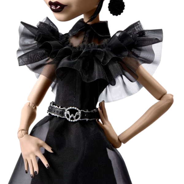 Set de joc Monster High "Păpușa Wednesday în Rochie", cu accesorii [6]