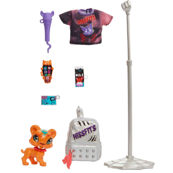 Set de joc Monster High "Toralei Stripe și Sweet Fangs", cu accesorii [7]