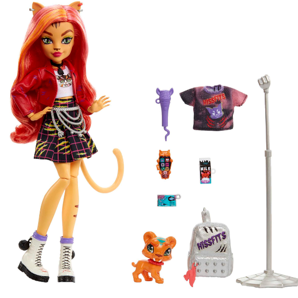 Set de joc Monster High "Toralei Stripe și Sweet Fangs", cu accesorii [4]