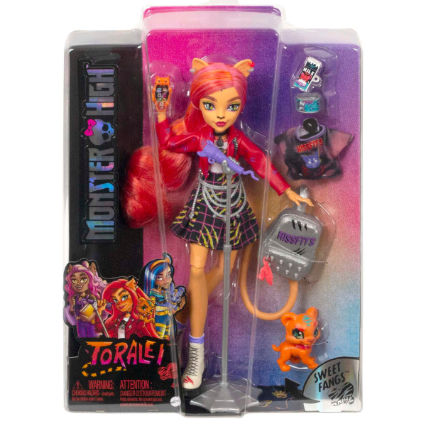 Set de joc Monster High "Toralei Stripe și Sweet Fangs", cu accesorii [11]
