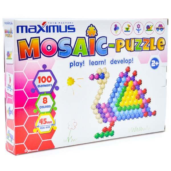 Set de joc  „Mozaică-puzzle” 100 elem. [1]