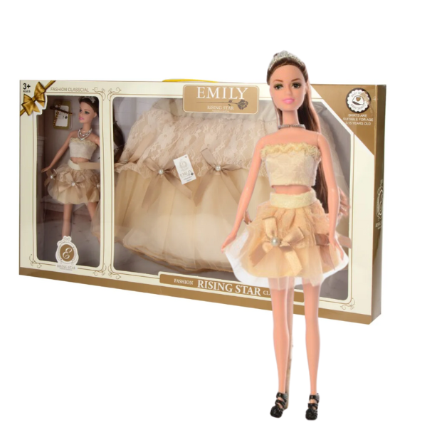 Set de joc: păpușa "EMILY" + fustă pentru copil [1]