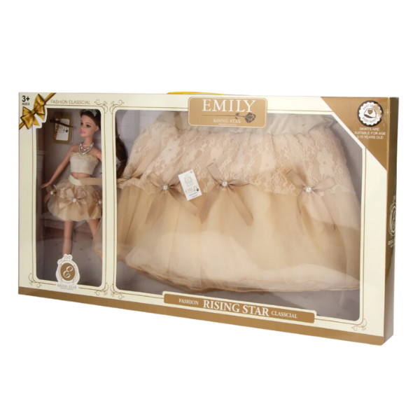 Set de joc: păpușa "EMILY" + fustă pentru copil [3]