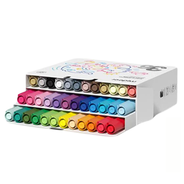 Set de markere acrilice cu peniță ultra moale, 36 culori [2]