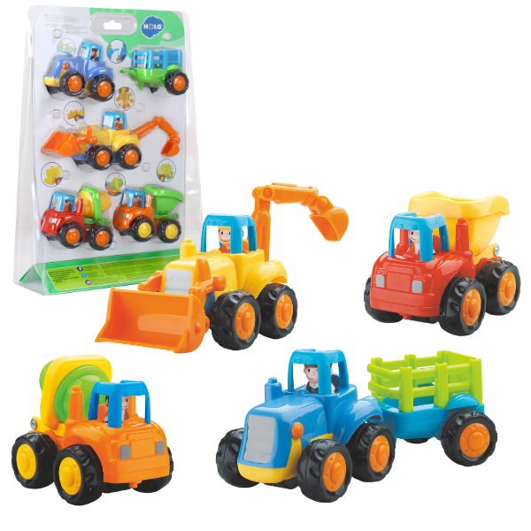 Set de mașinuțe "Fermă și sat", 4 modele [1]