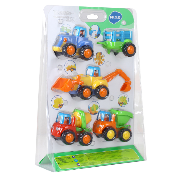 Set de mașinuțe "Fermă și sat", 4 modele [3]