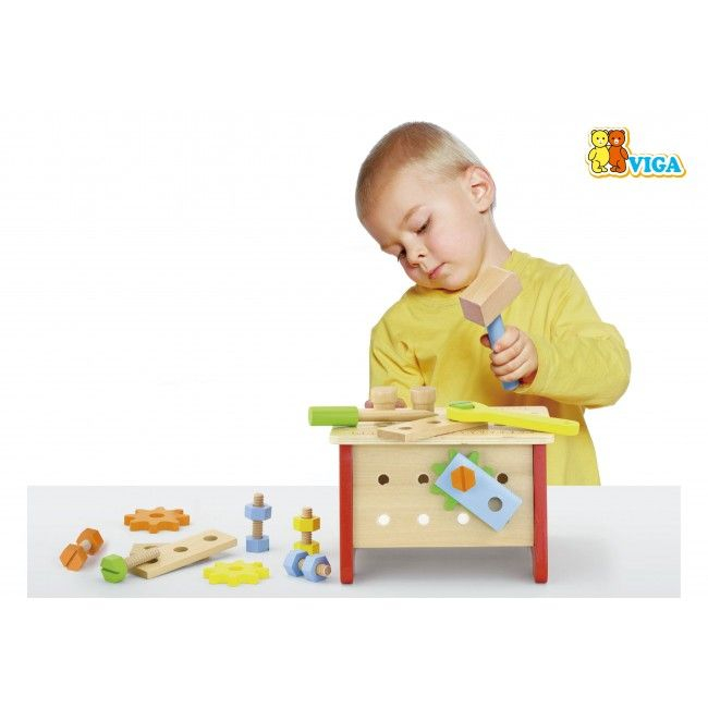 Set din lemn „Masa de lucru cu unelte” [2]