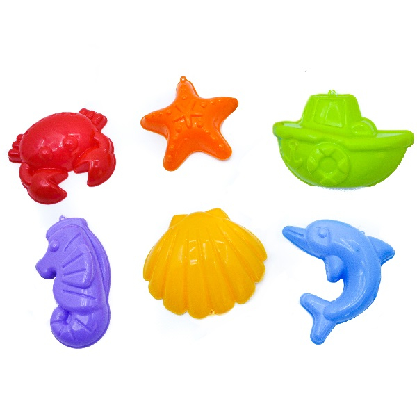 Set forme pentru nisip "Animale maritime", 6 buc [1]