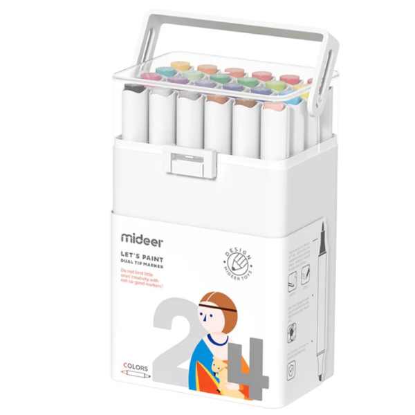 Set markere pentru schiță cu 2 capete, 24 culori [3]