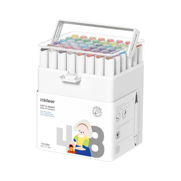 Set markere pentru schiță cu 2 capete, 48 culori [3]