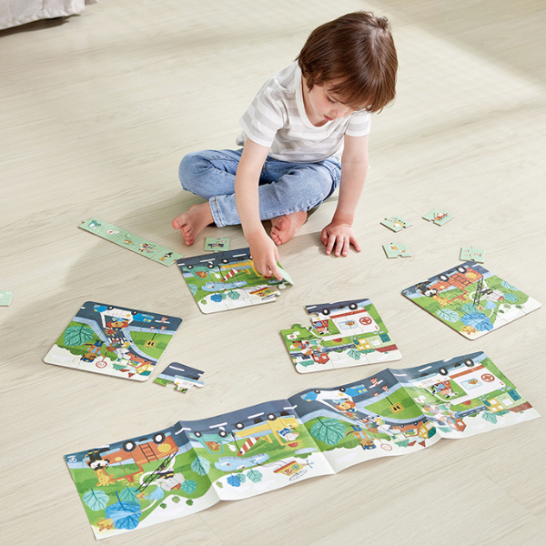 Set puzzle 4 în 1 "Operațiunea de salvare" [8]