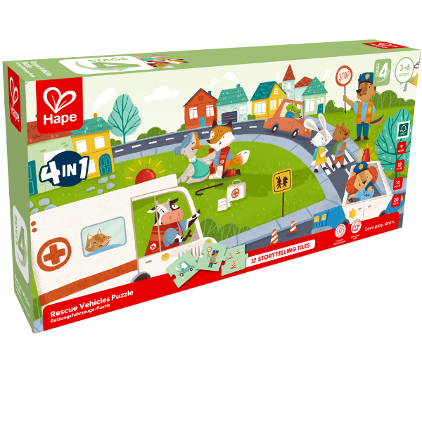 Set puzzle 4 în 1 "Operațiunea de salvare" [3]