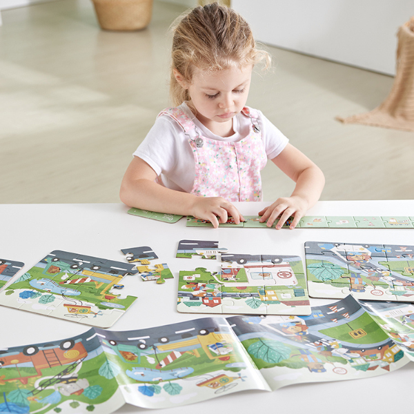 Set puzzle 4 în 1 "Operațiunea de salvare" [4]