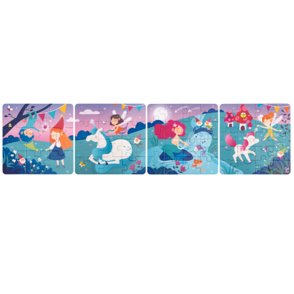 Set puzzle 4 în 1 "Poveste fermecată" [2]