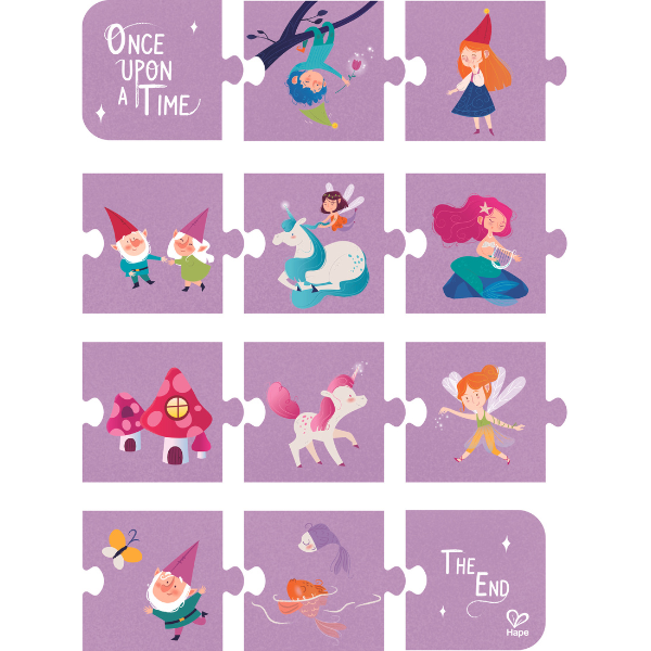 Set puzzle 4 în 1 "Poveste fermecată" [5]