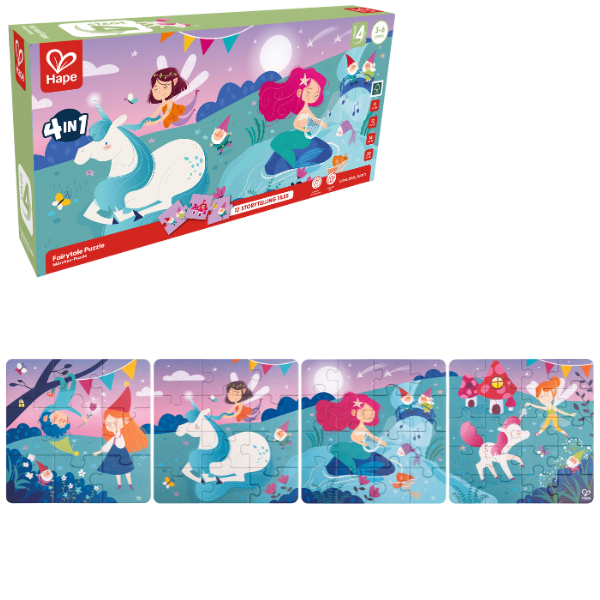 Set puzzle 4 în 1 "Poveste fermecată" [1]