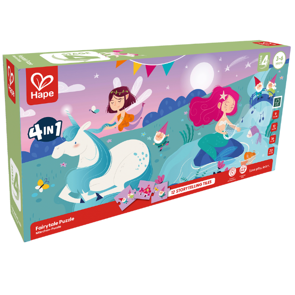 Set puzzle 4 în 1 "Poveste fermecată" [3]