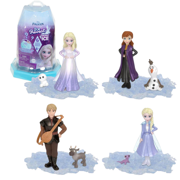 Set Surpriză Disney Frozen Ice Reveal cu gel de gheață Squishy, 6 modele, 4 modele [9]
