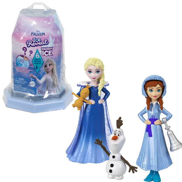 Set Surpriză Disney Frozen Ice Reveal cu gel de gheață Squishy, 6 modele, 4 modele [16]