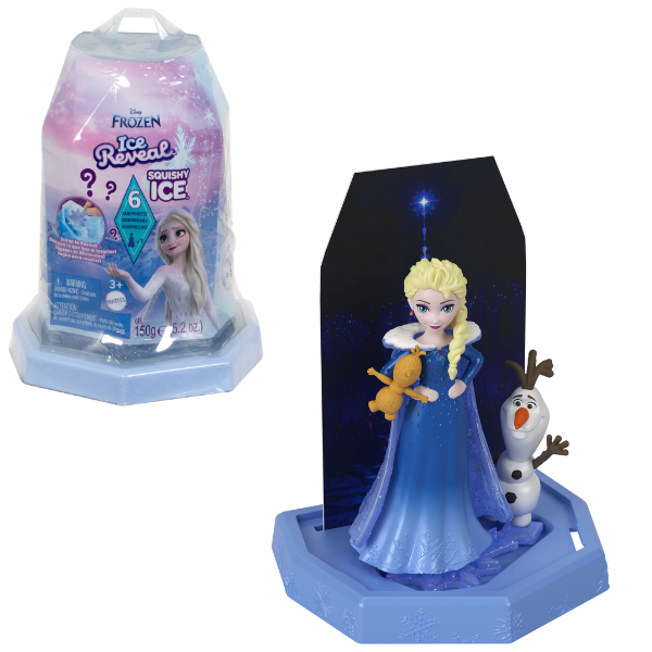 Set Surpriză Disney Frozen Ice Reveal cu gel de gheață Squishy, 6 modele, 4 modele [24]