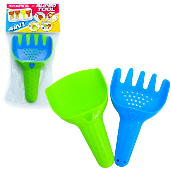 Super set 4 în 1 pentru nisip, 4 culori [38]