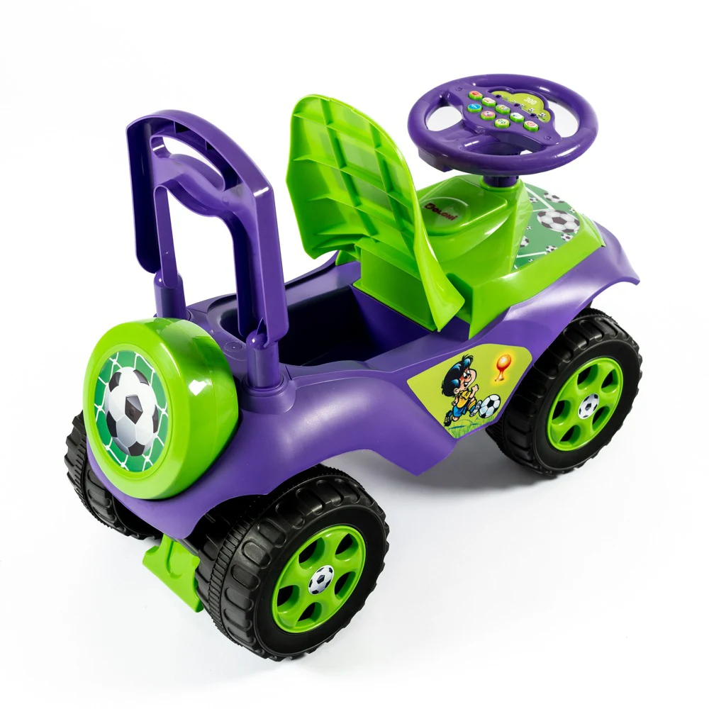 Tolocar cu volan muzical în limba română, verde, Doloni (0142/02) [4]