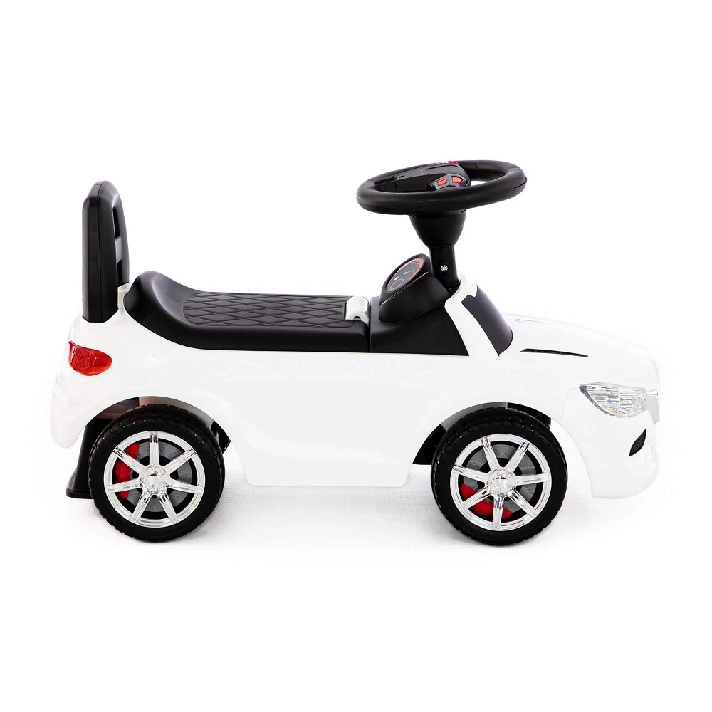 Tolocar SuperCar pentru copii cu volan muzical, alb, Polesie (84514) [5]
