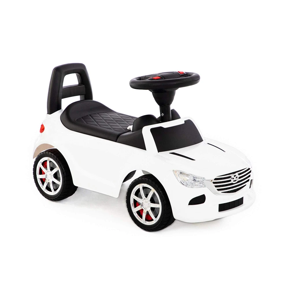 Tolocar SuperCar pentru copii cu volan muzical, alb, Polesie (84514) [6]