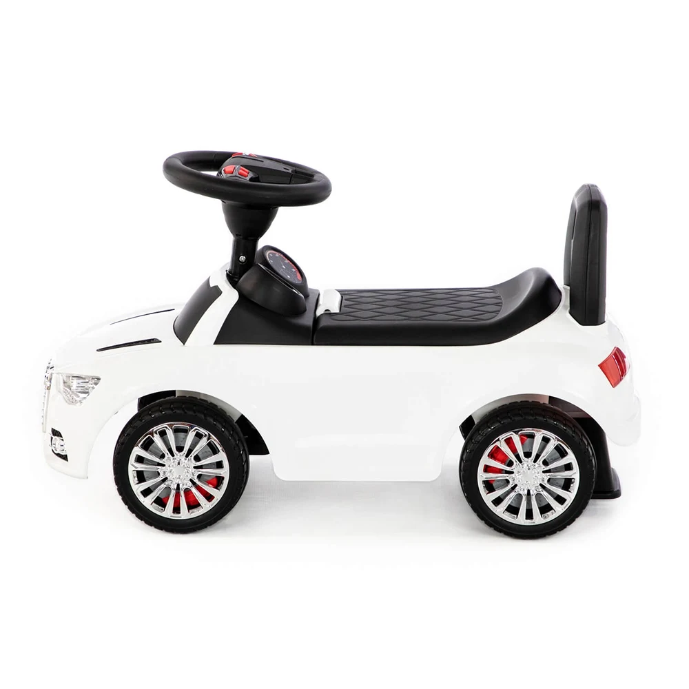 Tolocar SuperCar pentru copii cu volan muzical, alb, Polesie (84552) [2]