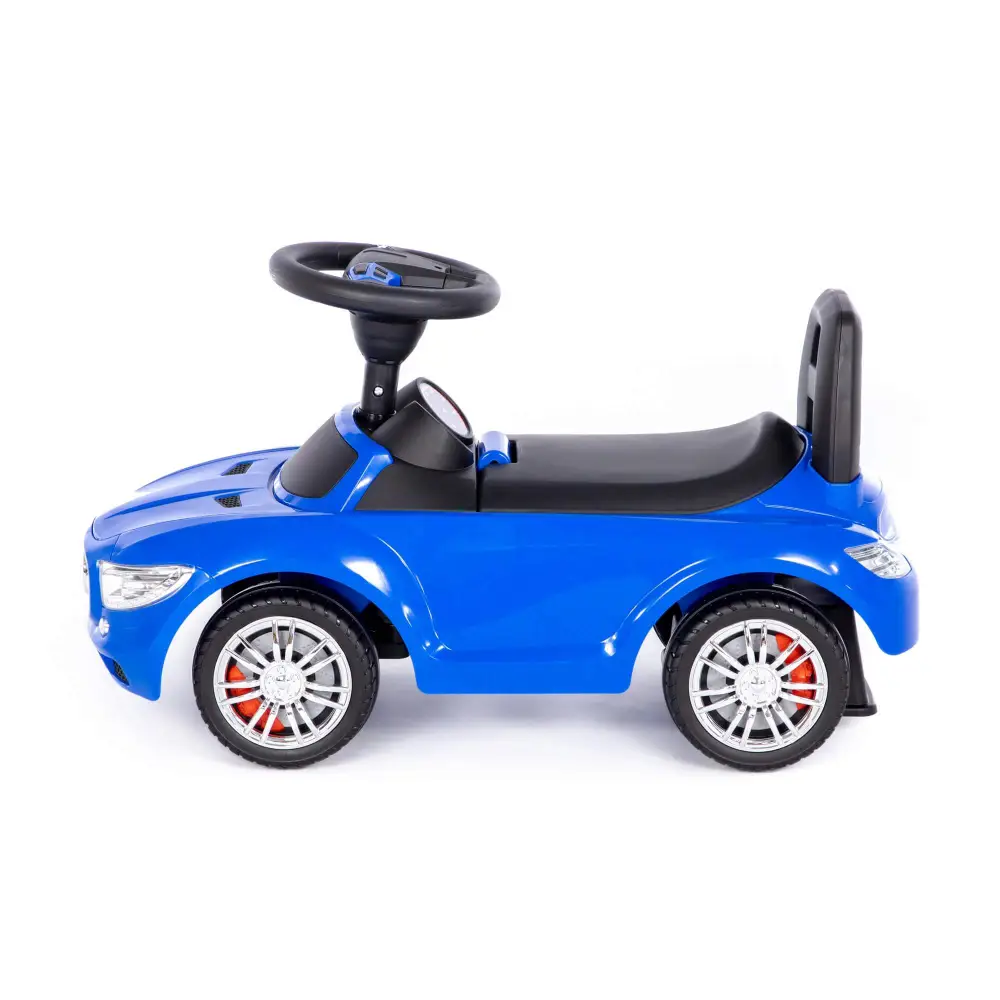 Tolocar SuperCar pentru copii cu volan muzical, albastru, Polesie (94872) [2]