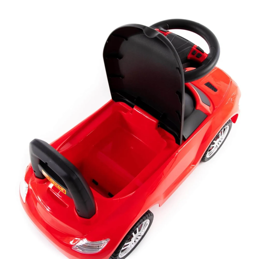 Tolocar SuperCar pentru copii cu volan muzical, roșu, Polesie (84460) [8]