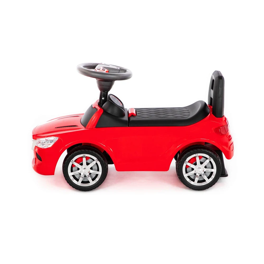 Tolocar SuperCar pentru copii cu volan muzical, roșu, Polesie (84507) [2]
