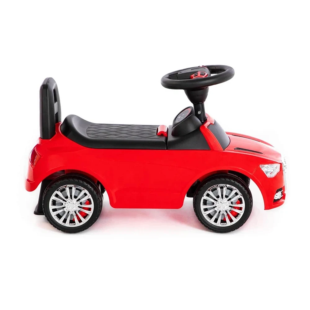 Tolocar SuperCar pentru copii cu volan muzical, roșu, Polesie (84545) [5]